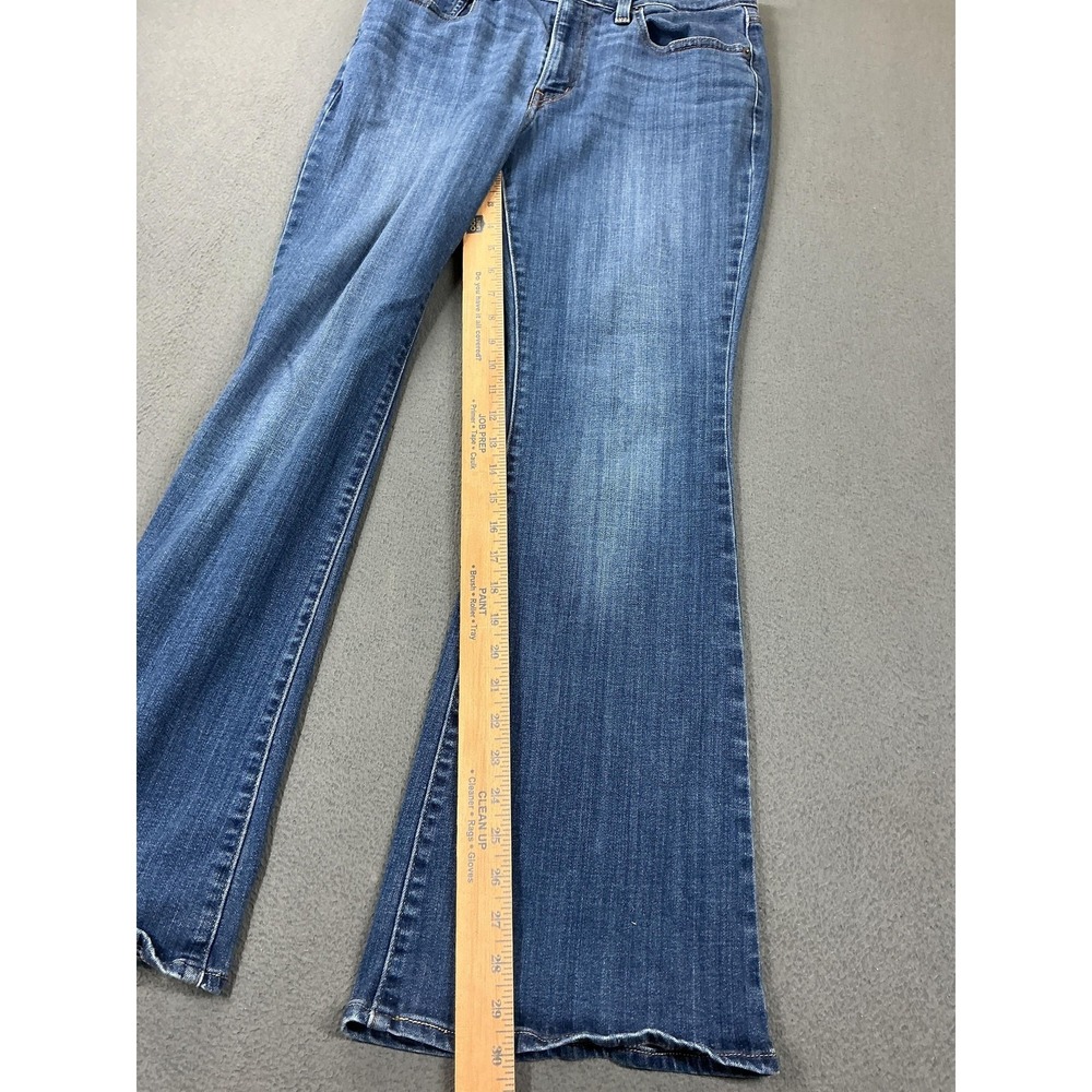 Levi's 726 Flare Jeans Womens 31 Blue Medium Wash High Rise Stretch Denim - Picture 2 of 11